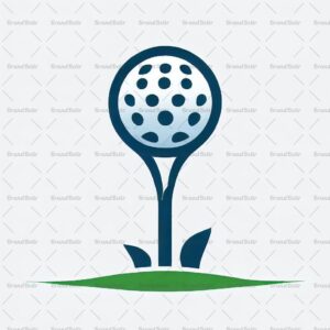 Golftee und Ball